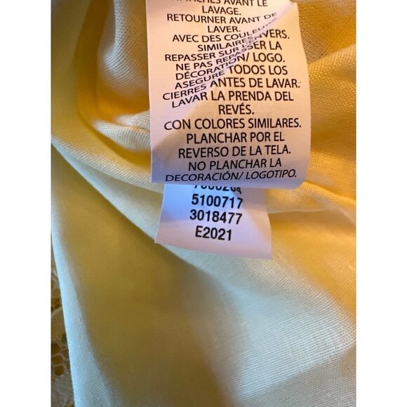 NWT Children's Place Floral Yellow Lace Overlay Short Sleeve Dress Size 16 - Picture 7 of 8